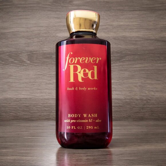 Bath & Body Works Other - Bath & Body Works Forever Red Body Wash Gel 10 oz Rich Vanilla Rum, Oak Wood NEW